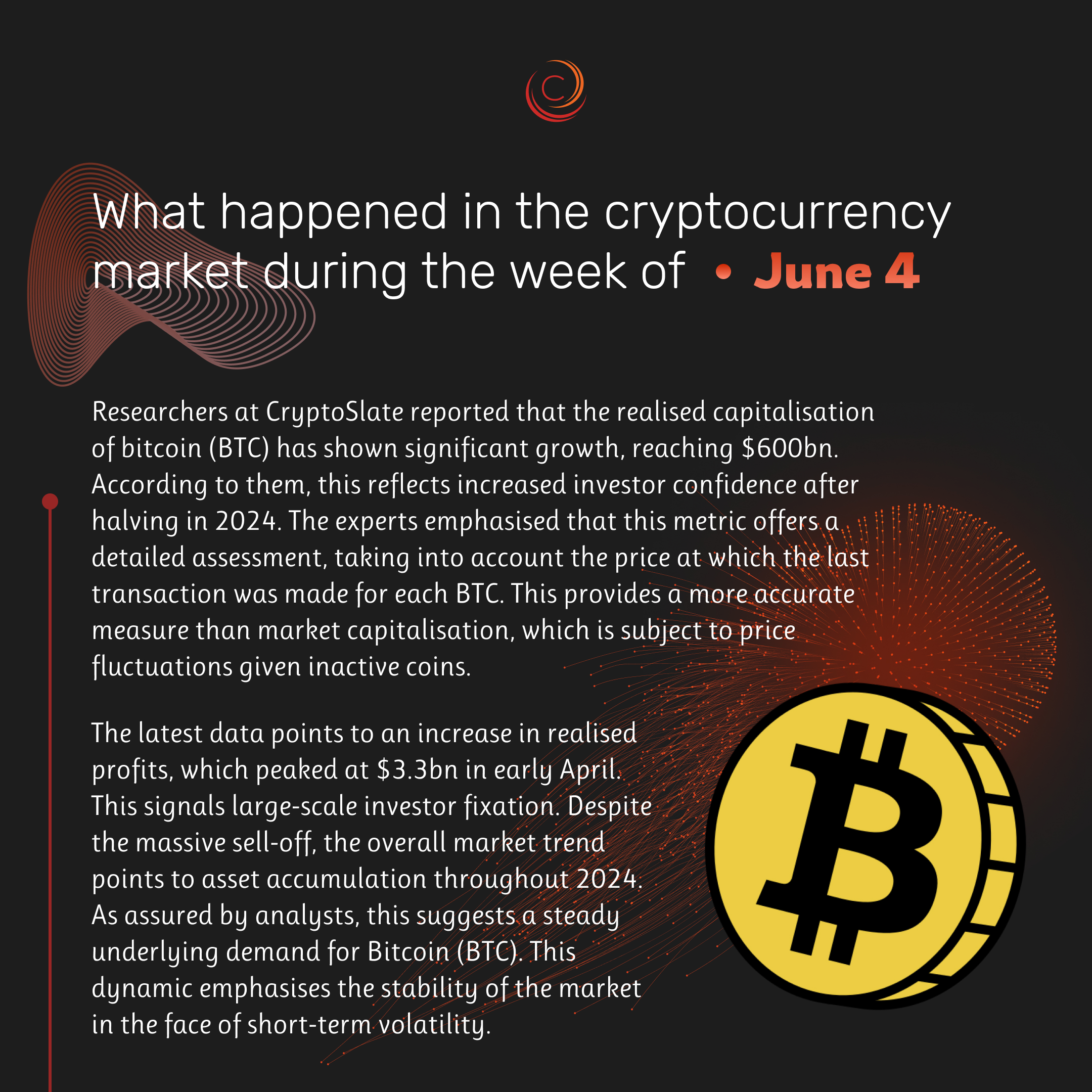 What happened in the cryptocurrency market during the week of 4 June