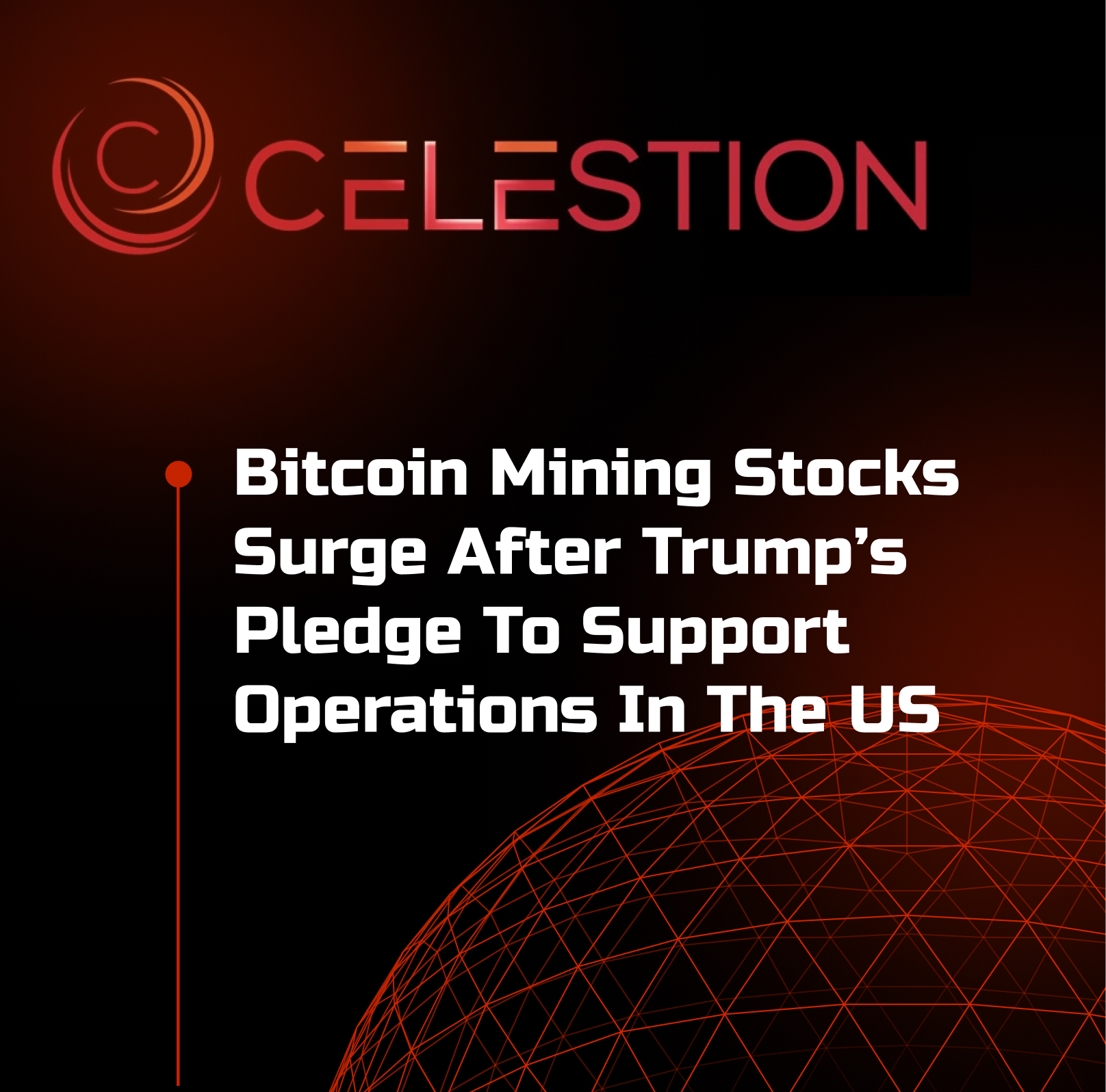 Bitcoin Mining Stocks Surge After Trump’s Pledge to Support Operations in the US