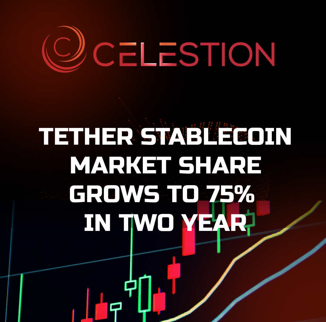 Tether Stablecoin Market Share Grows to 75% in Two Years ✅.