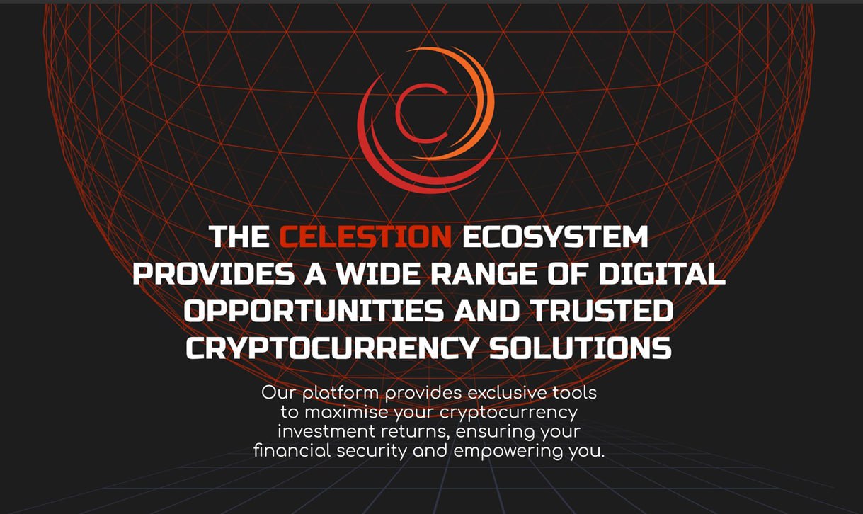 THE CELESTION ECOSYSTEM PROVIDES A WIDE RANGE OF DIGITAL OPPORTUNITIES AND TRUSTED CRYPTOCURRENCY SOLUTIONS ✅.