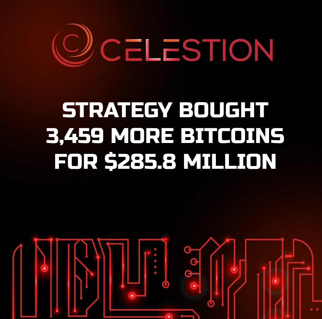 Strategy bought 3,459 more bitcoins for $285.8 million ✔️
