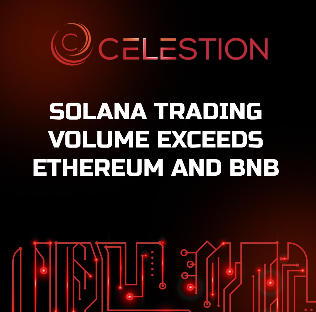 Solana Trading Volume Exceeds Ethereum and BNB ✔️