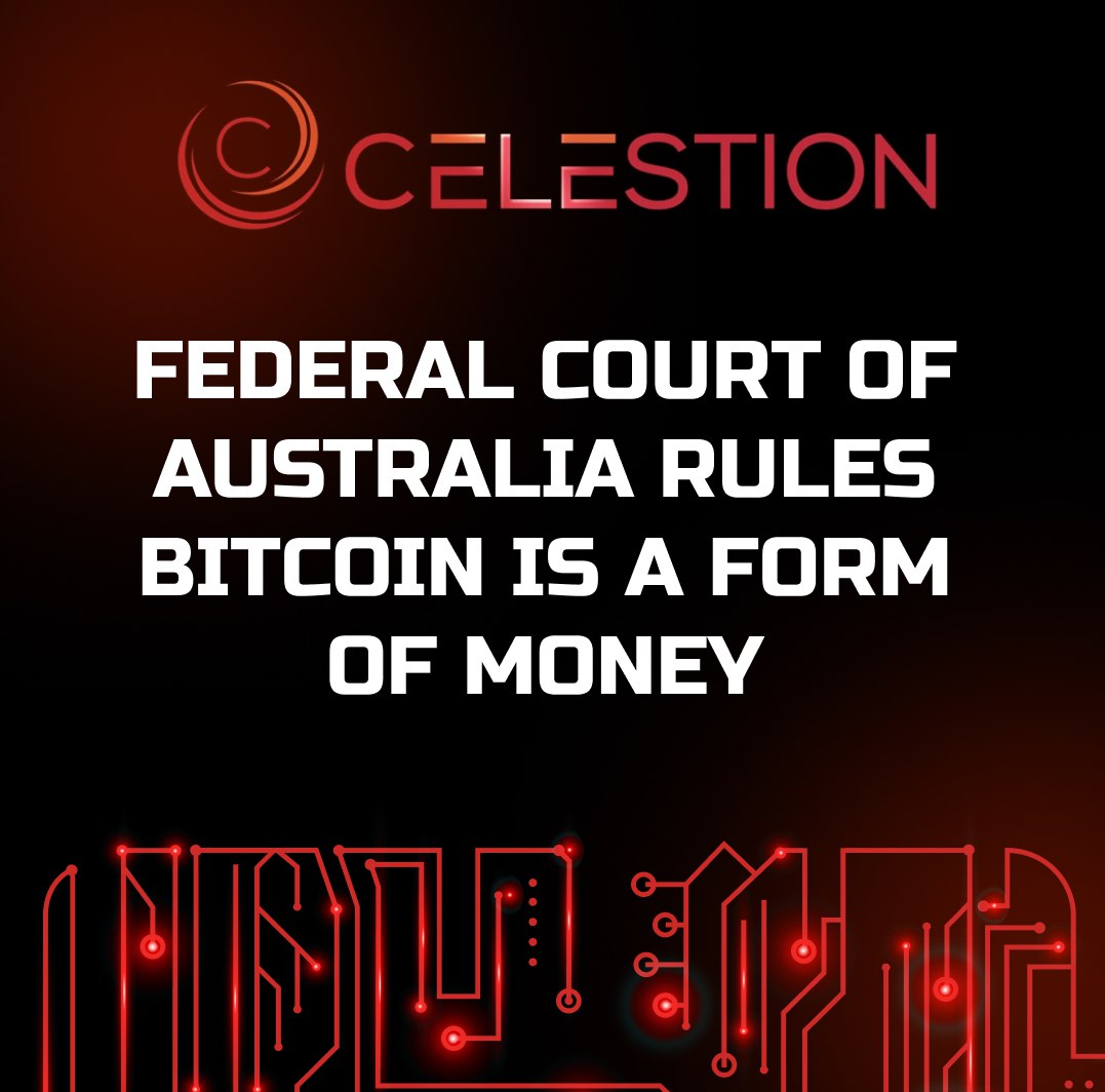 Federal Court of Australia rules Bitcoin is a form of money ✔️