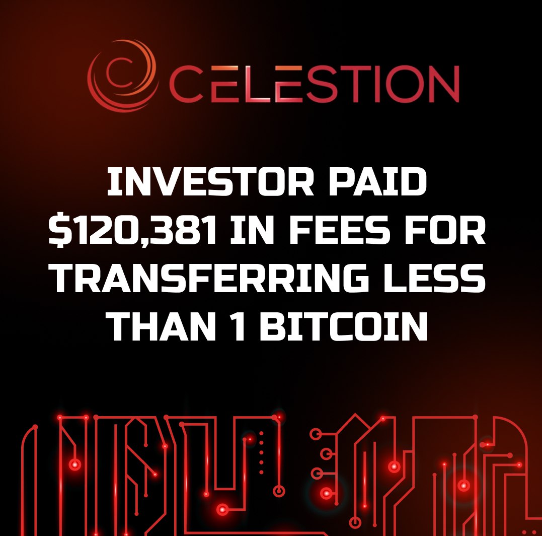 Investor Paid $120,381 in Fees for Transferring Less Than 1 Bitcoin ✔️
